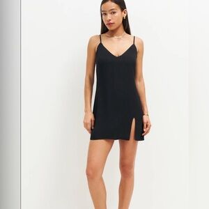 Reformation Marlowe Dress, black size small